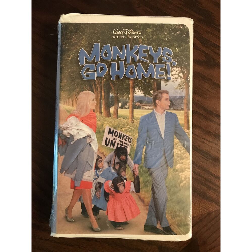Monkeys, Go Home VHS Disney New Factory Sealed